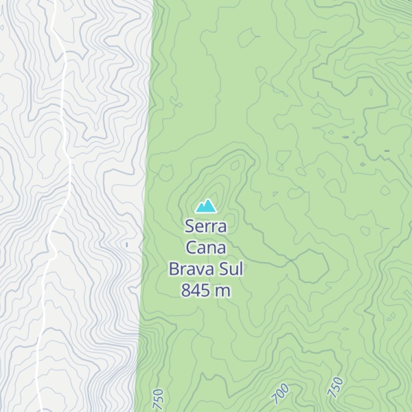 Map of Serra Cana Brava Sul