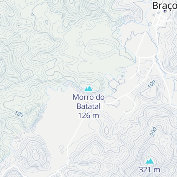 Map of Morro do Batatal