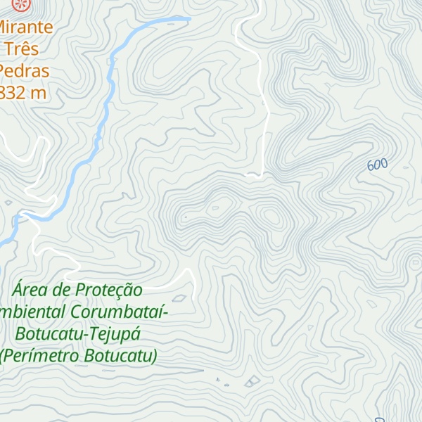 Map of Morro das Três Pedras