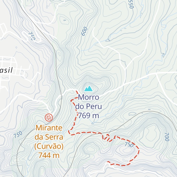 Map of Morro do Peru