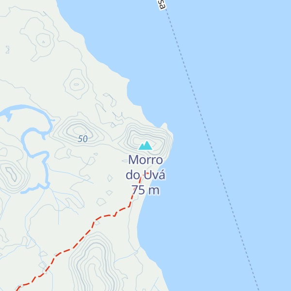 Map of Morro do Uvá