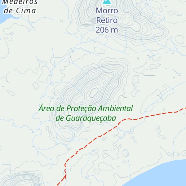Map of Morro da Brejaúva