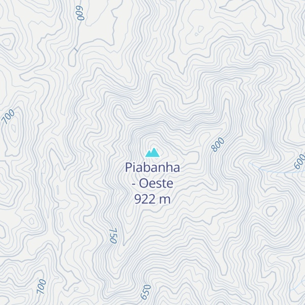 Map of Piabanha - Oeste
