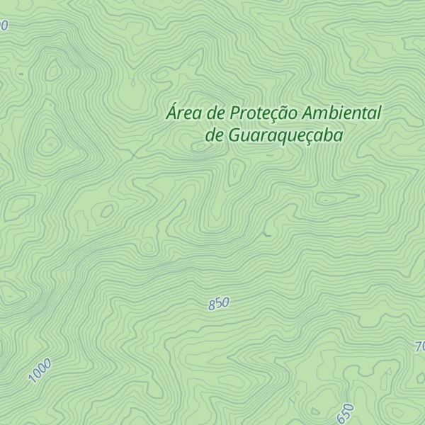 Map of Pico Três Pontões
