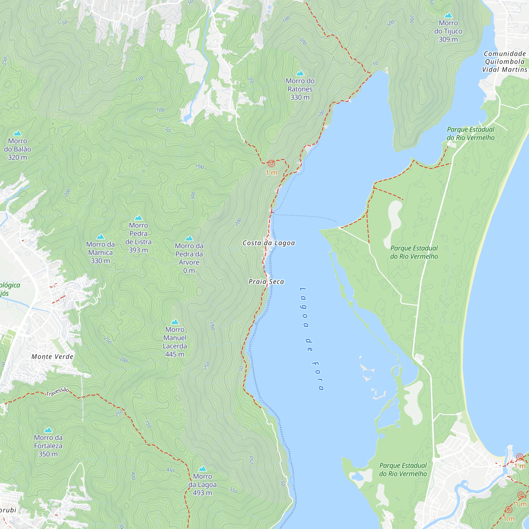 Cabana do Lago map