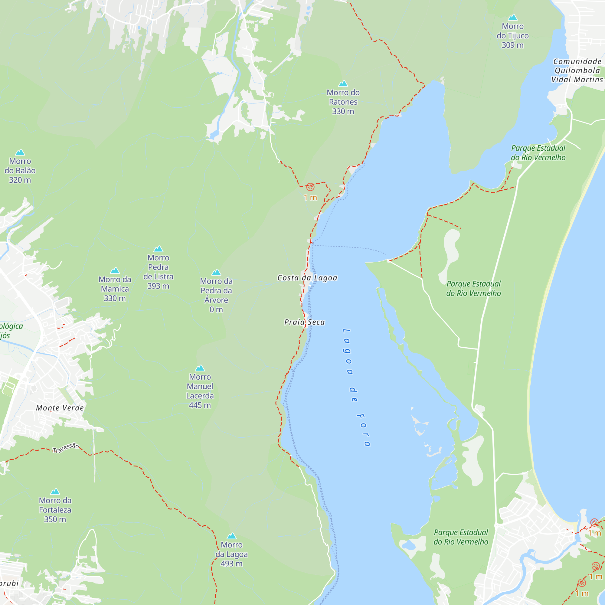 Cabana do Lago map