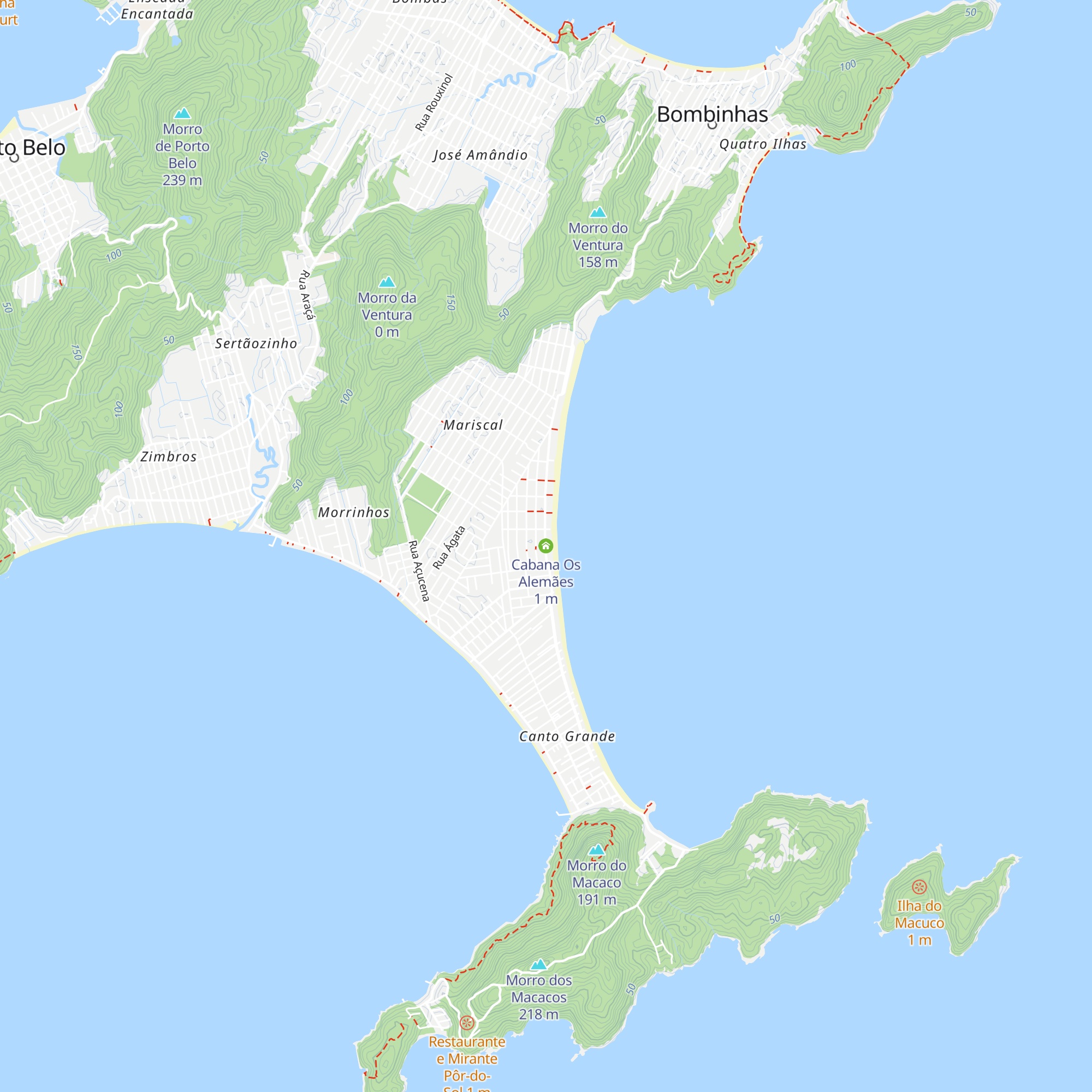 Cabana Os Alemães map