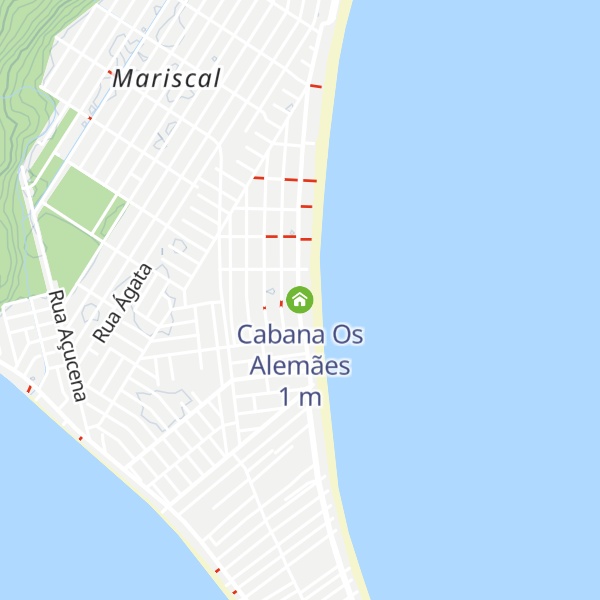 Map of Cabana Os Alemães