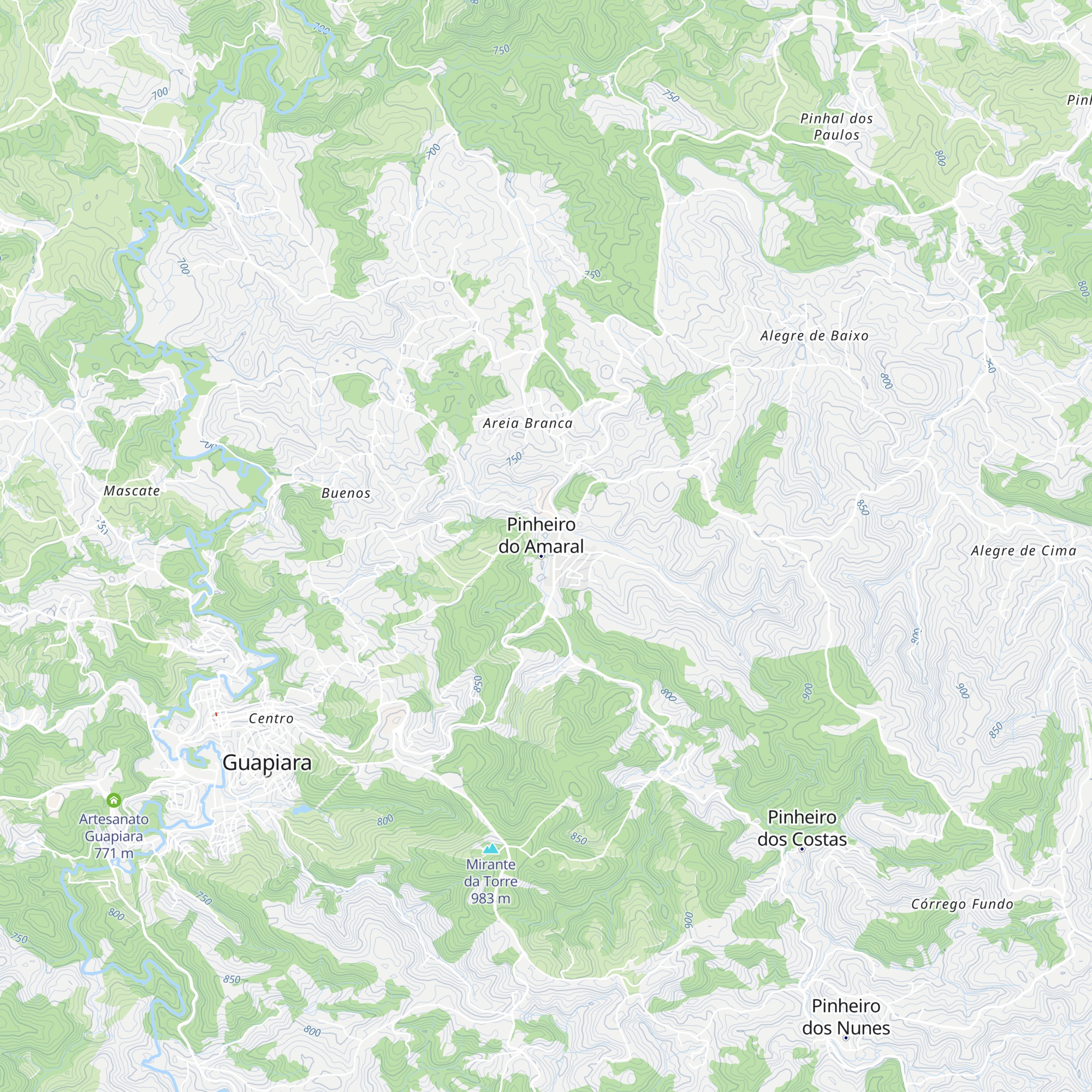 Estância Multi Vales map