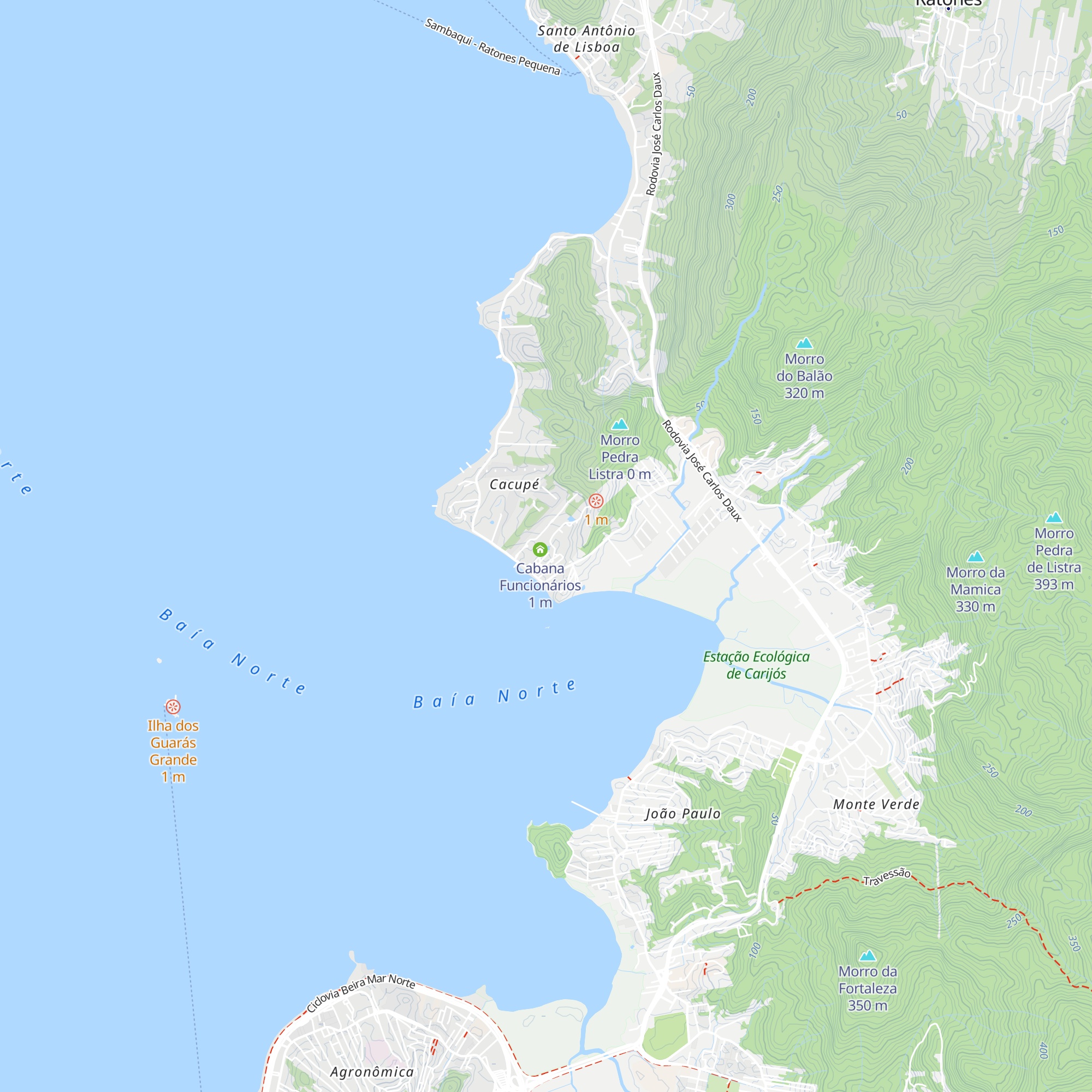 Cabana Piscinas map