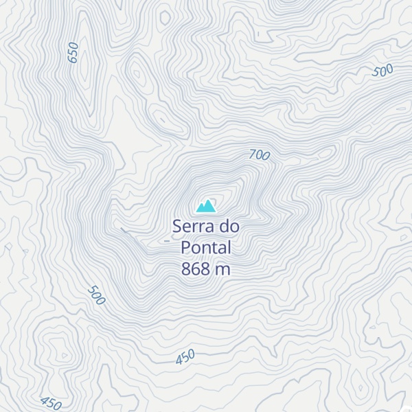 Map of Serra do Pontal