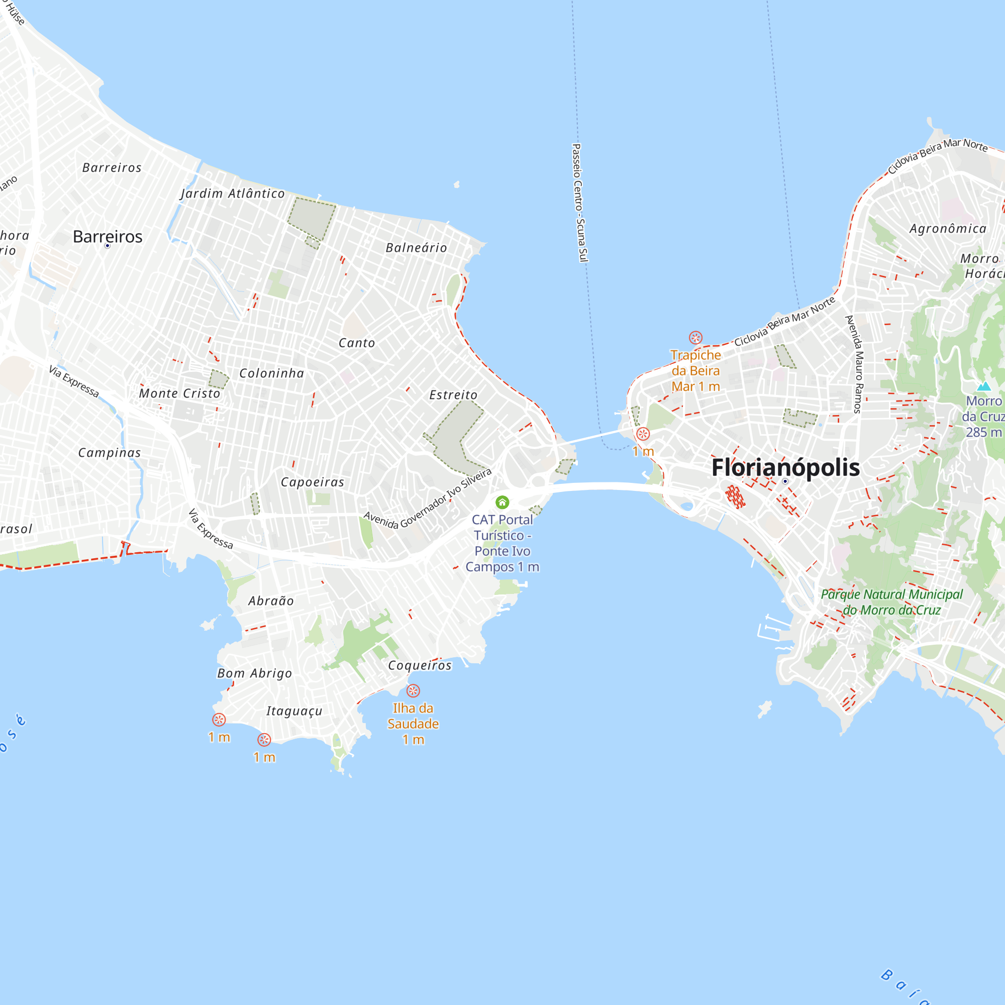 CAT Portal Turístico - Ponte Ivo Campos map