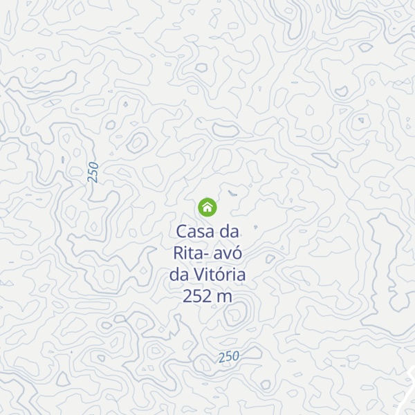 Map of Casa da Rita- avó da Vitória