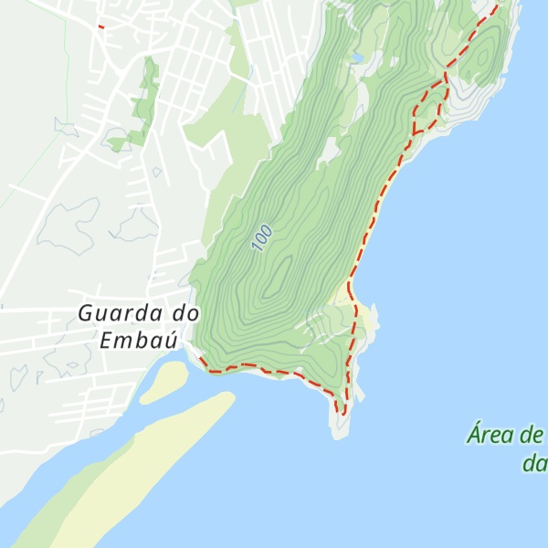 Map of Morro da Guarda do Embaú