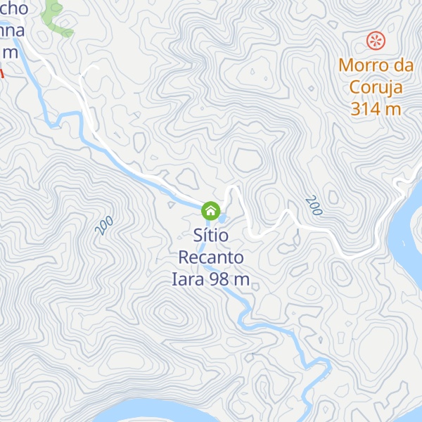 Map of Sítio Recanto Iara