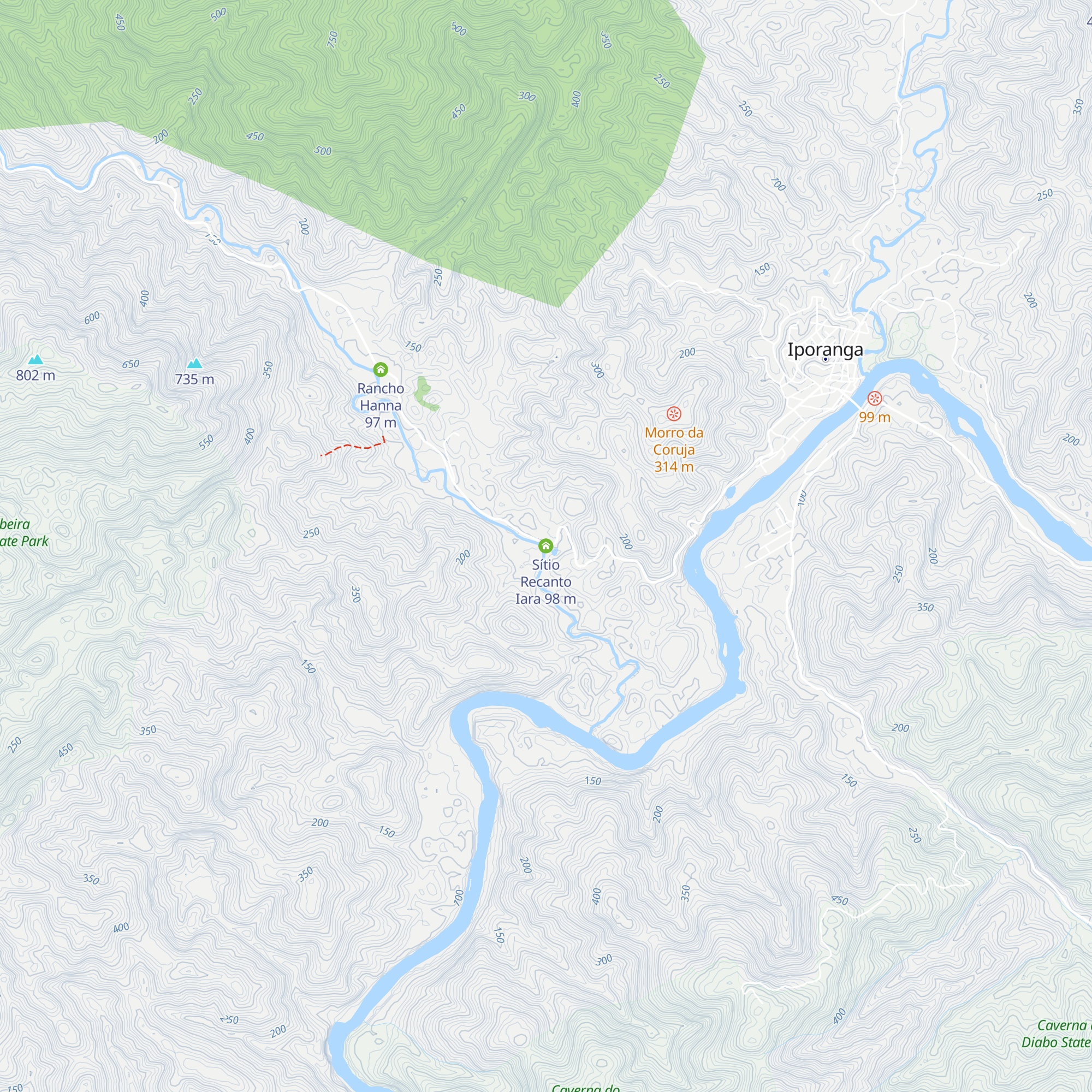 Sítio Recanto Iara map