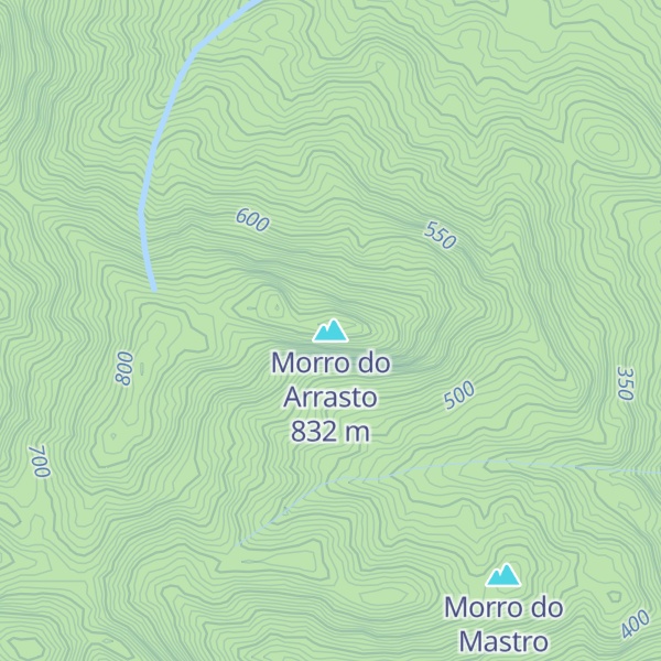 Map of Morro do Arrasto