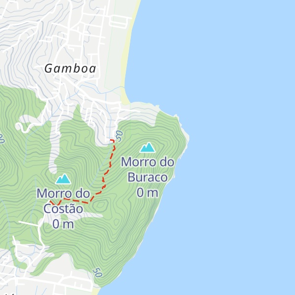 Map of Morro do Buraco