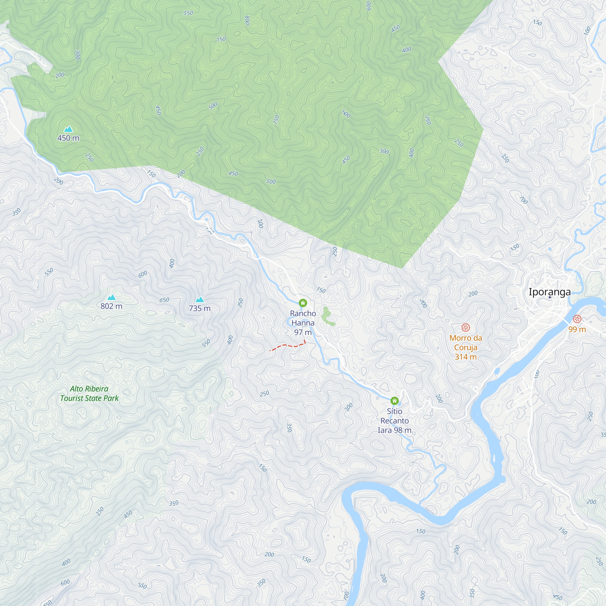 Rancho Hanna map