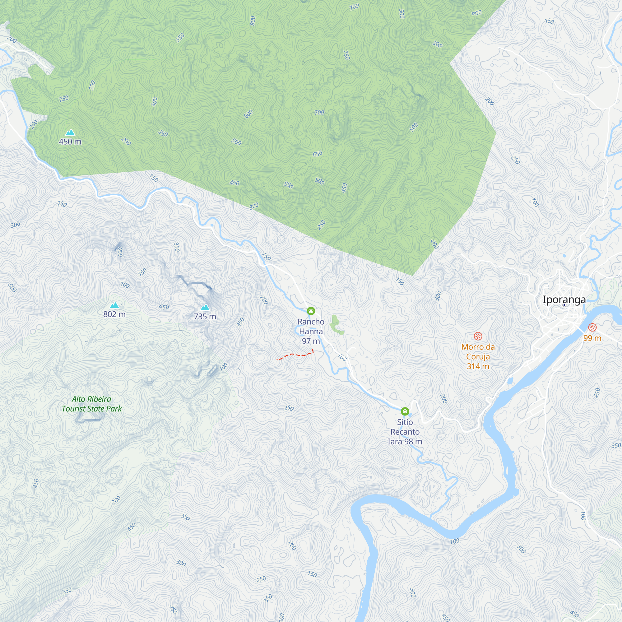 Rancho Hanna map