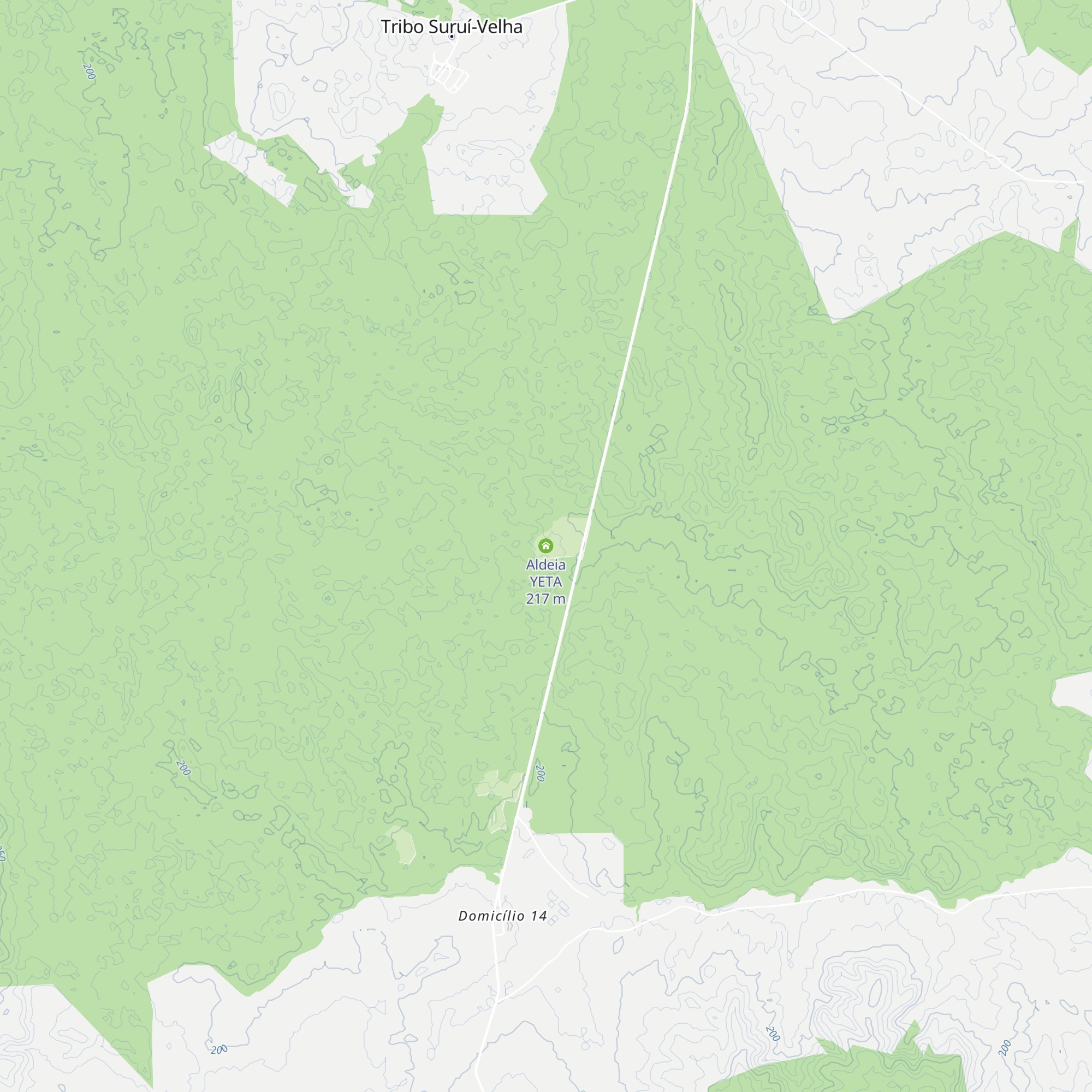 Aldeia YETA map