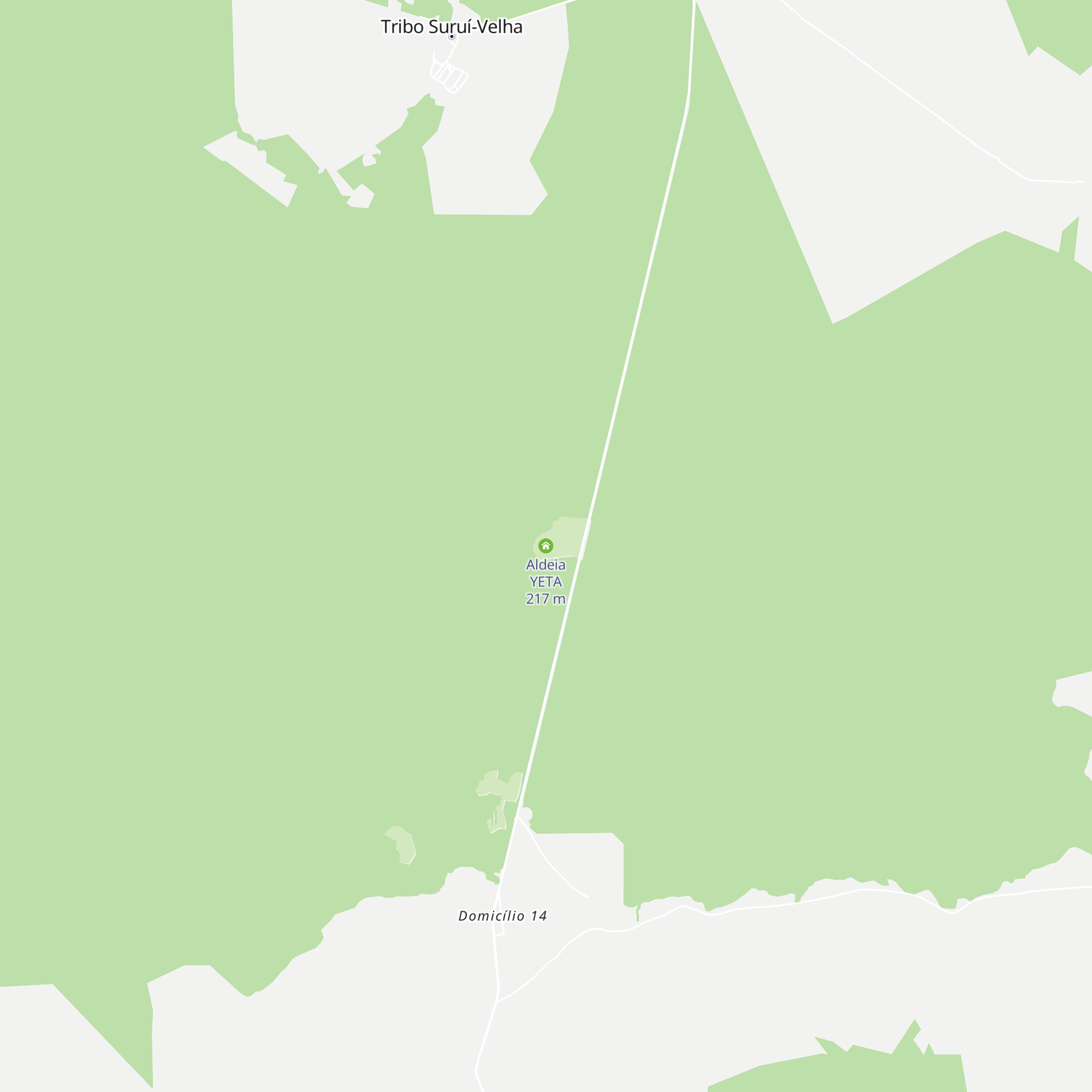 Aldeia YETA map