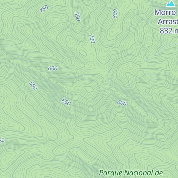 Map of Morro do Rolado