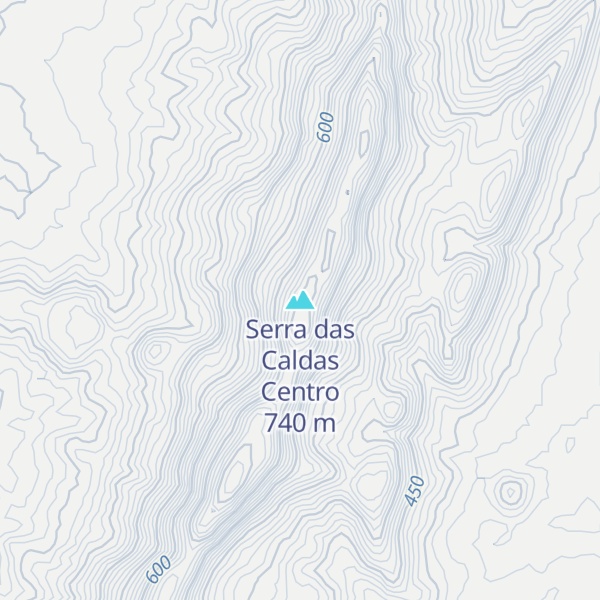 Map of Serra das Caldas Centro