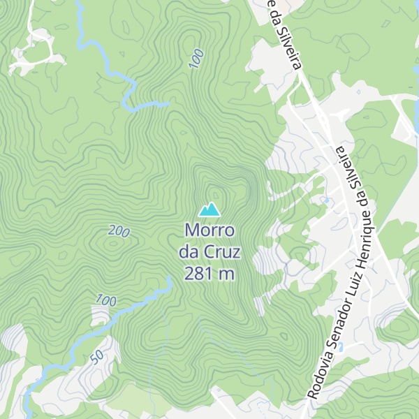 Map of Morro da Cruz