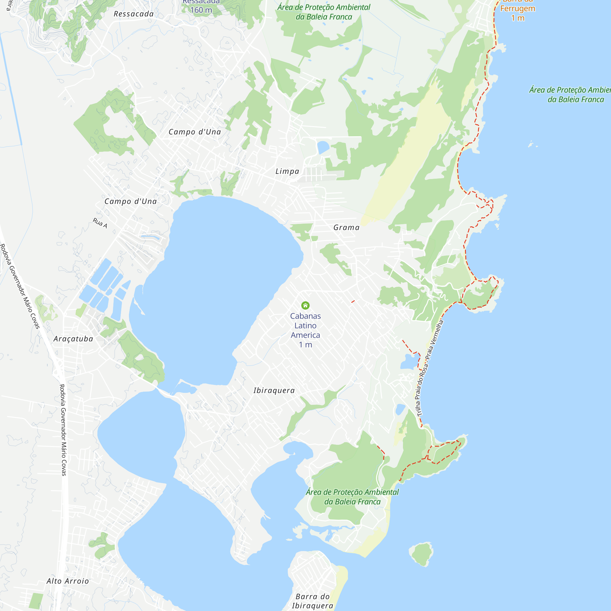 Cabanas Latino America map
