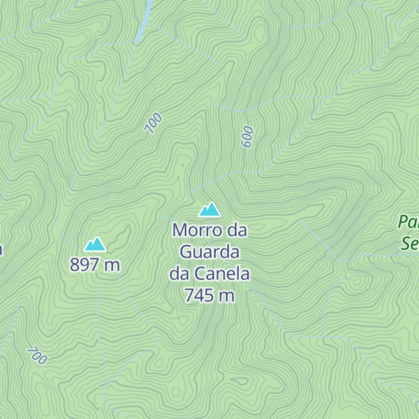 Map of Morro da Guarda da Canela