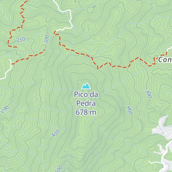 Map of Pico da Pedra