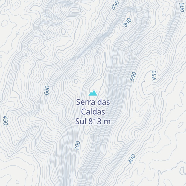 Map of Serra das Caldas Sul