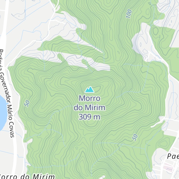 Map of Morro do Mirim
