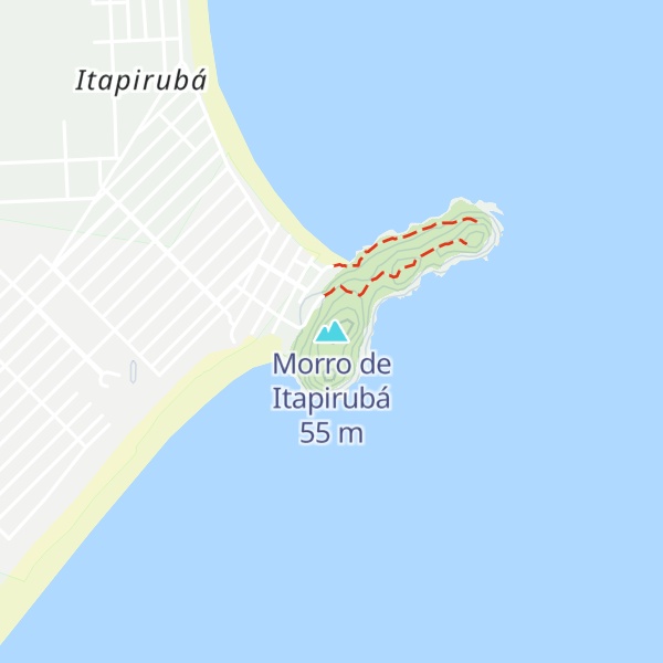 Map of Morro de Itapirubá