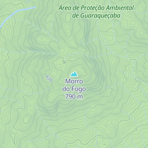 Map of Morro do Fogo