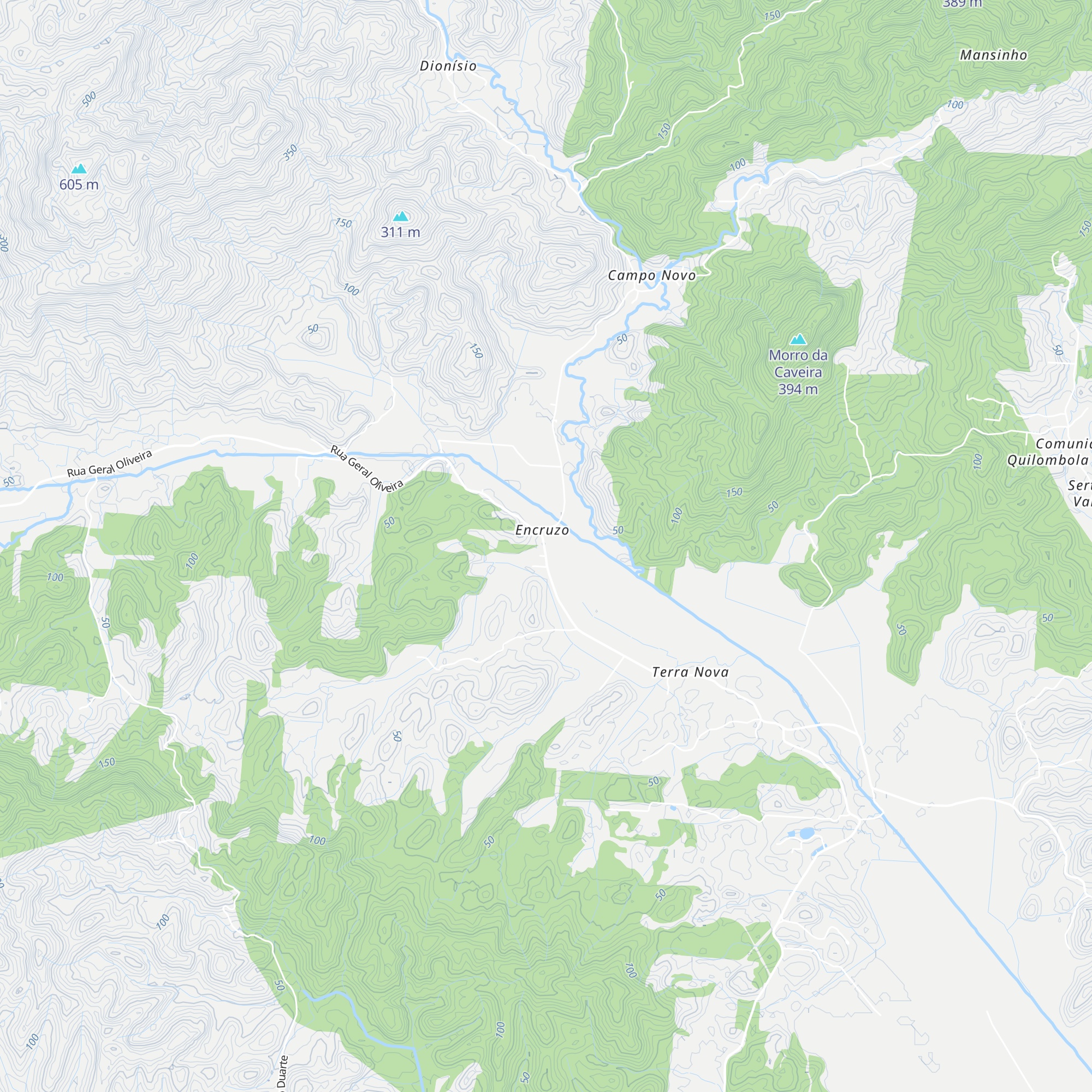 Cabana Rural map