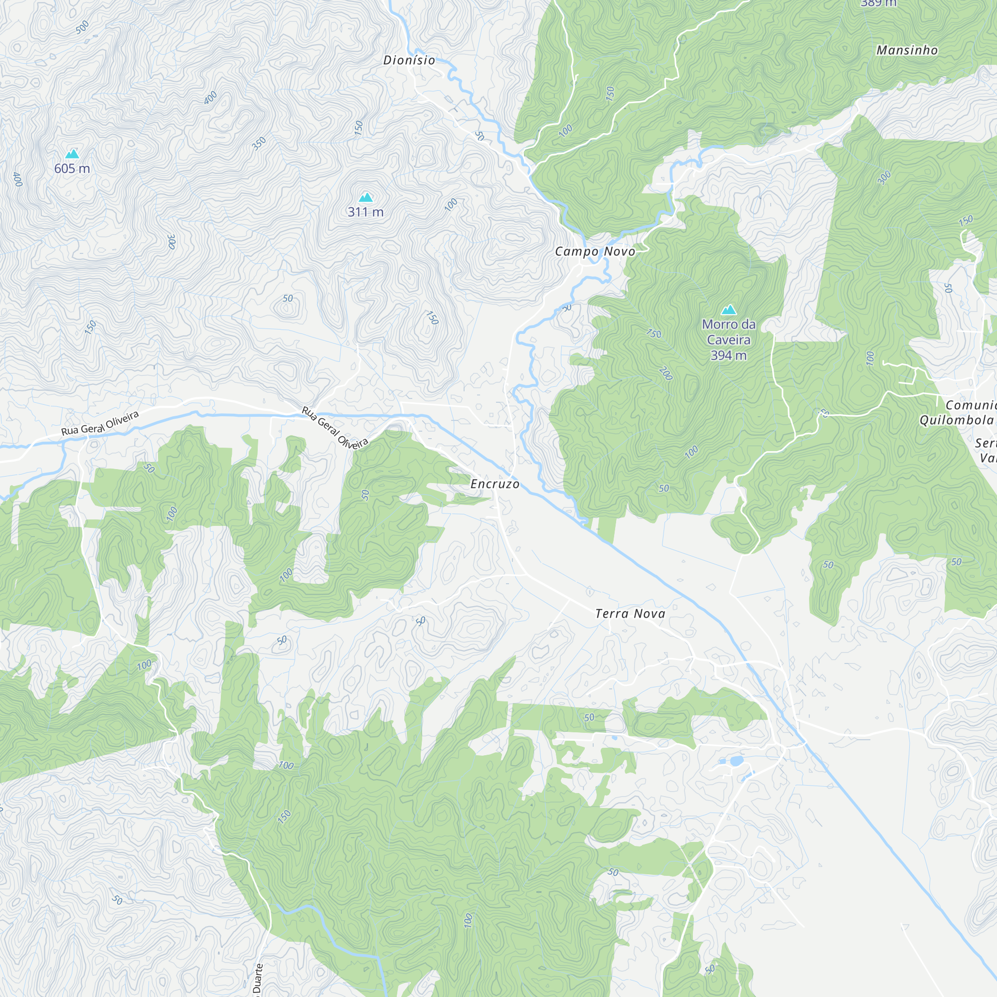 Cabana Rural map