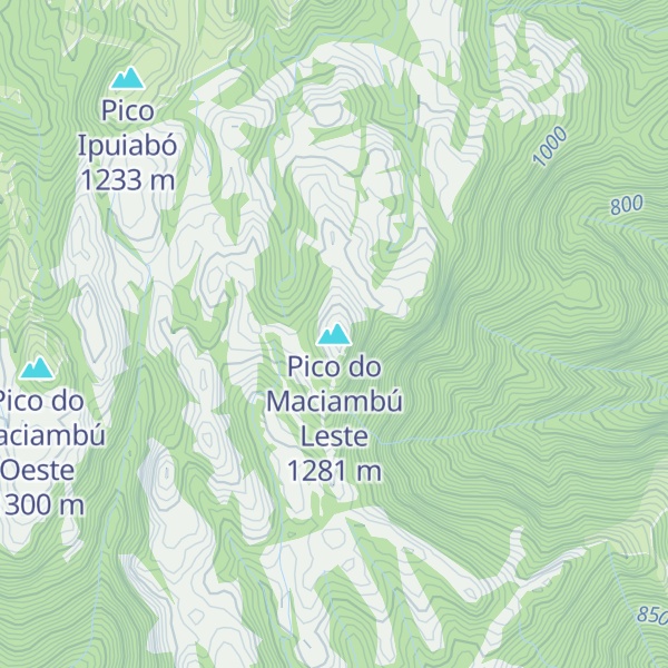 Map of Pico do Maciambú Leste