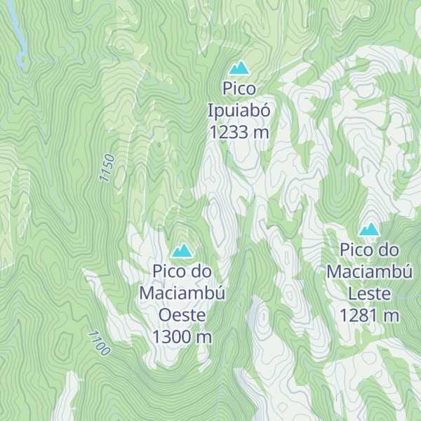 Map of Pico Ará