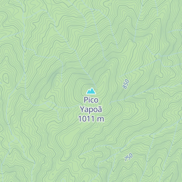 Map of Pico Yapoã