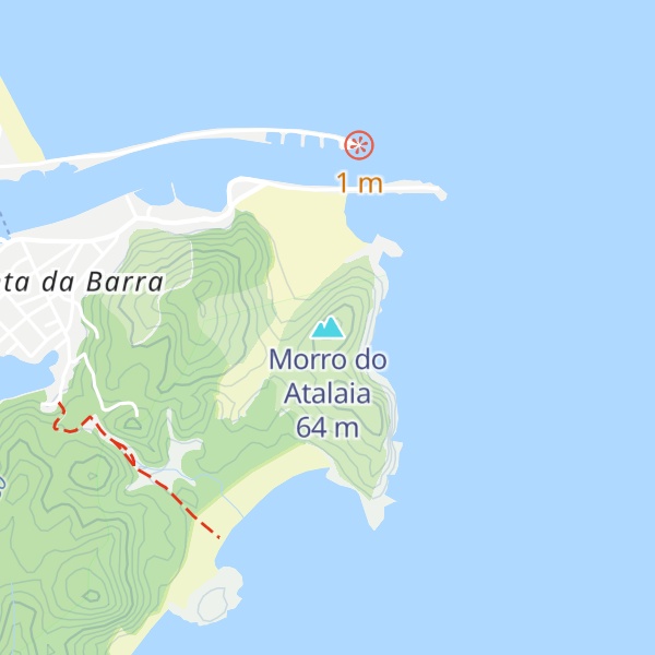 Map of Morro do Atalaia