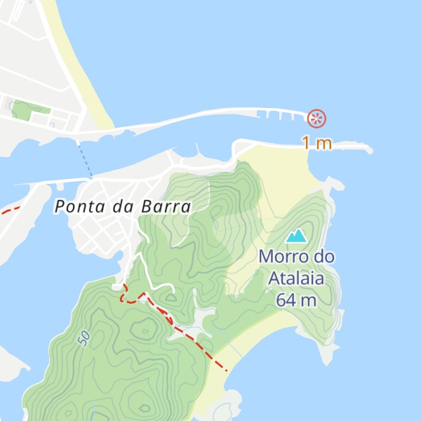 Map of Morro da Barra