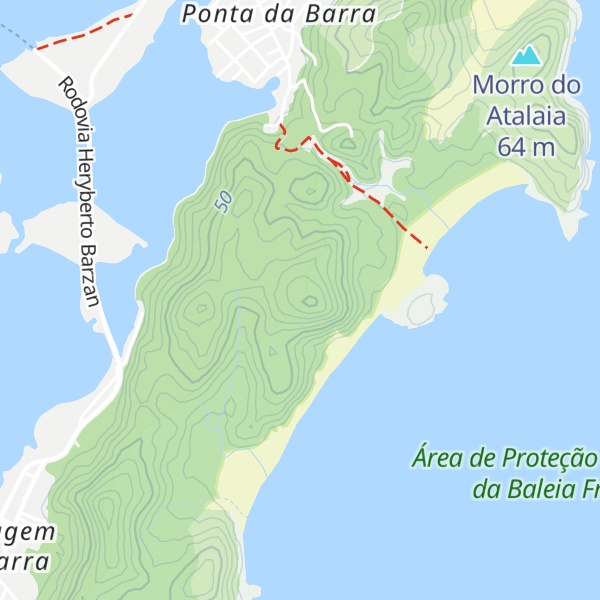 Map of Morro do Rufino