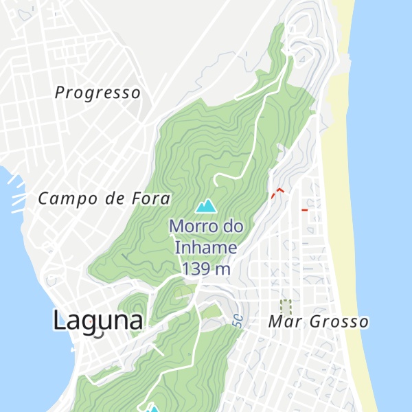 Map of Morro do Inhame