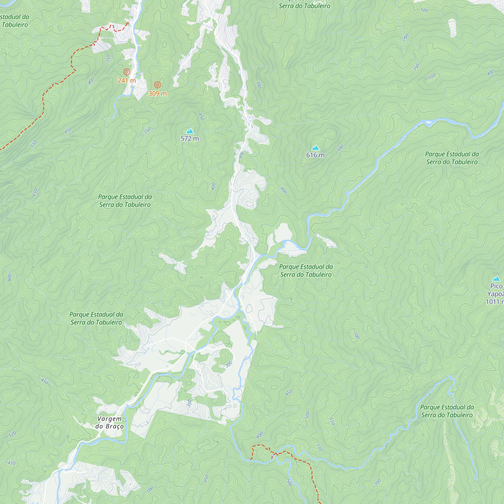 Recanto Tio Baldo map