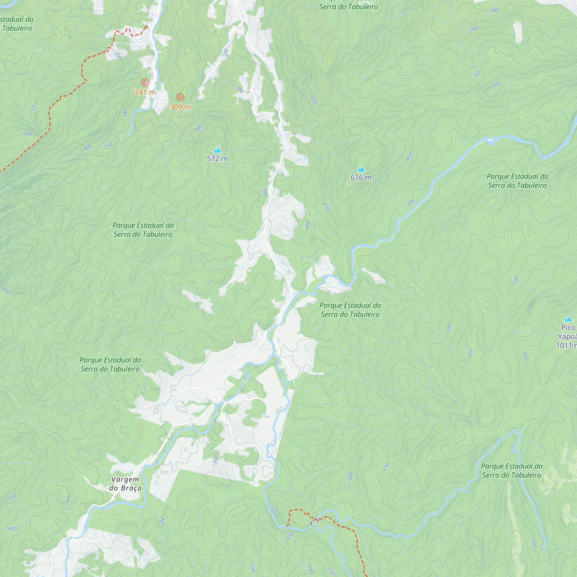 Recanto Tio Baldo map