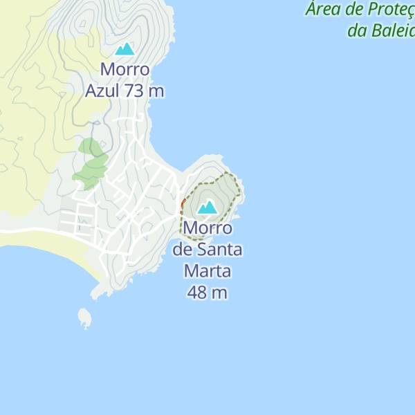 Map of Morro de Santa Marta