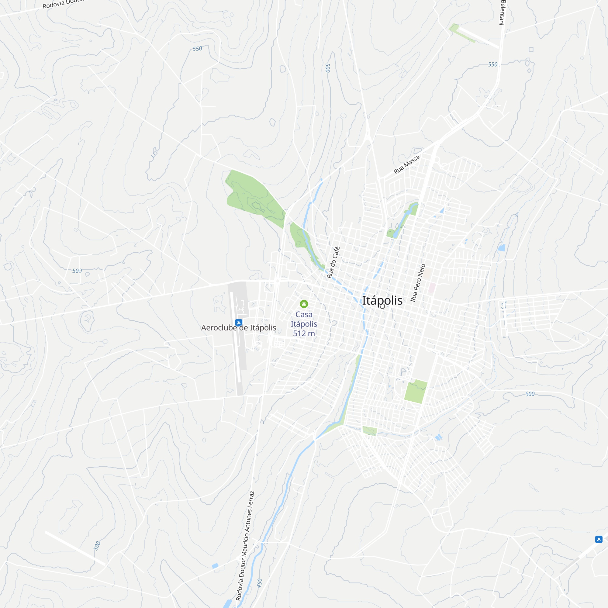 Casa Itápolis map
