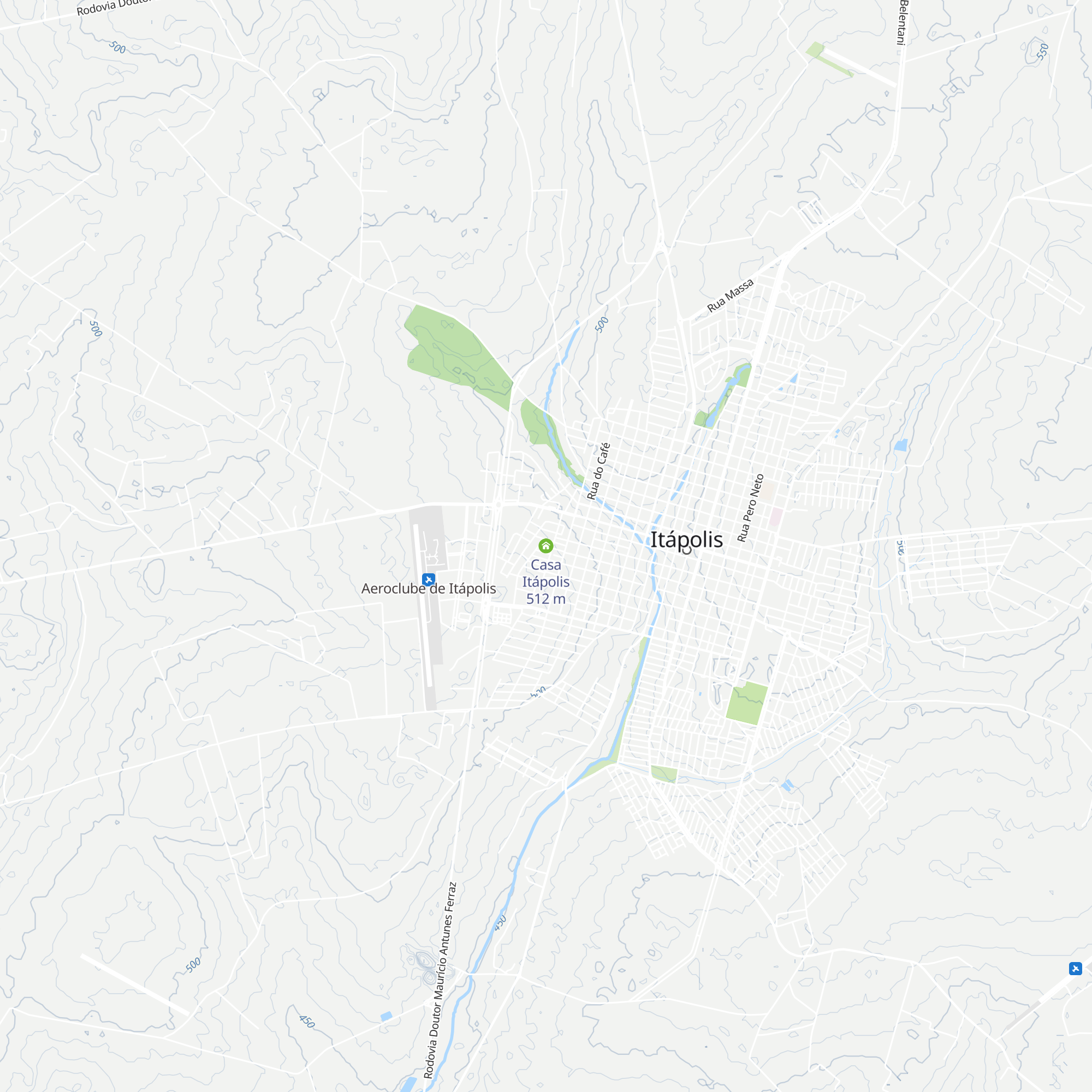 Casa Itápolis map